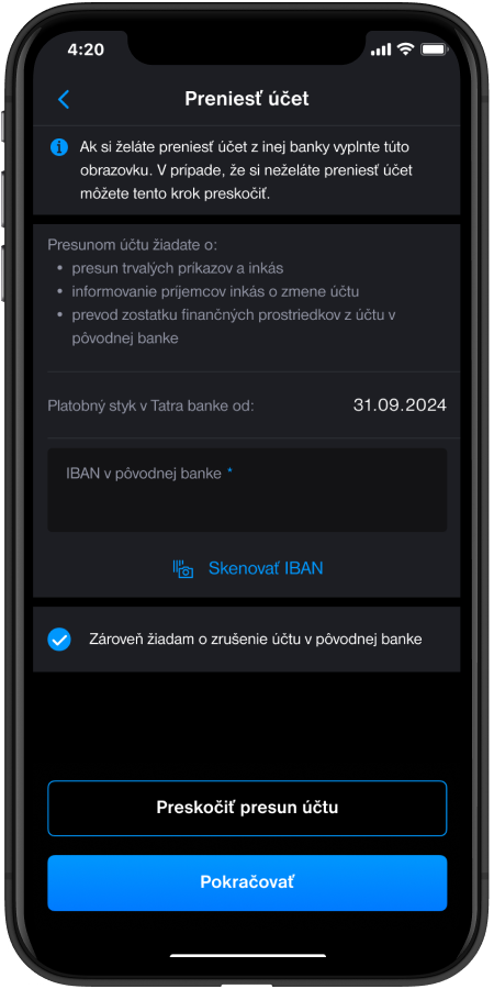 postup 8 Tatra banka