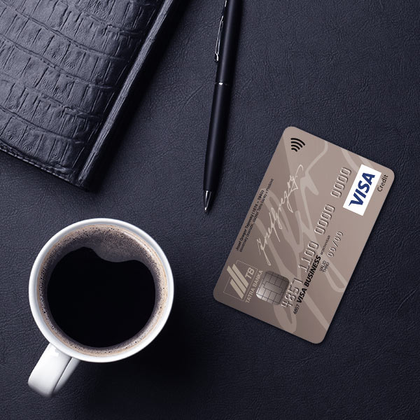 Business loan on your Visa Business Gold credit card under favorable conditions | Tatra banka Corporate payments with the Visa Business Gold credit card
