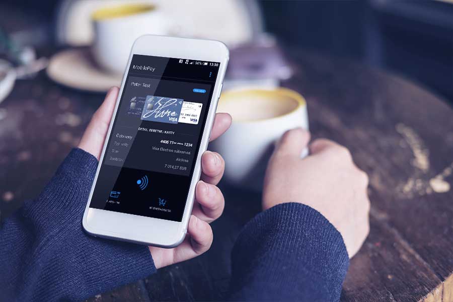 Enjoy the benefits of MobilePay Enjoy the benefits of the mobile application MobilePay