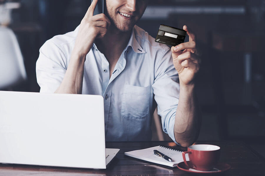 Highlight your image and enjoy the benefits of a Visa Platinum credit card A credit card without the need to maintain a current account