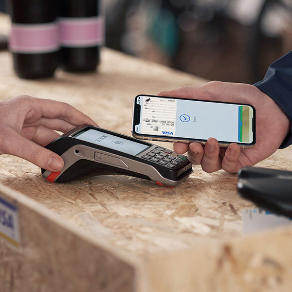 With Apple Pay simply hold your device near the merchant’s payment terminal to pay | Tatra banka With Apple Pay simply hold your device near the merchant’s payment terminal to pay