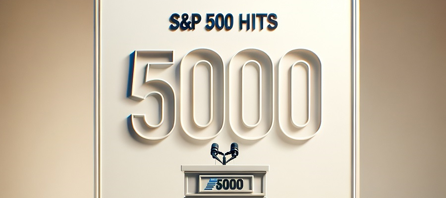 index S&amp;P 500 po prvykrat v historii prekonal hranicu 5 000 bodov