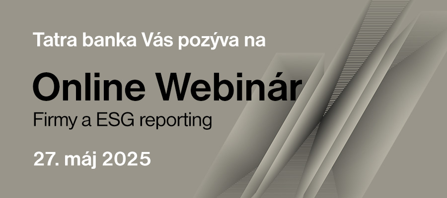 Webinár: Firmy a ESG reporting Webinár: Firmy a ESG reporting