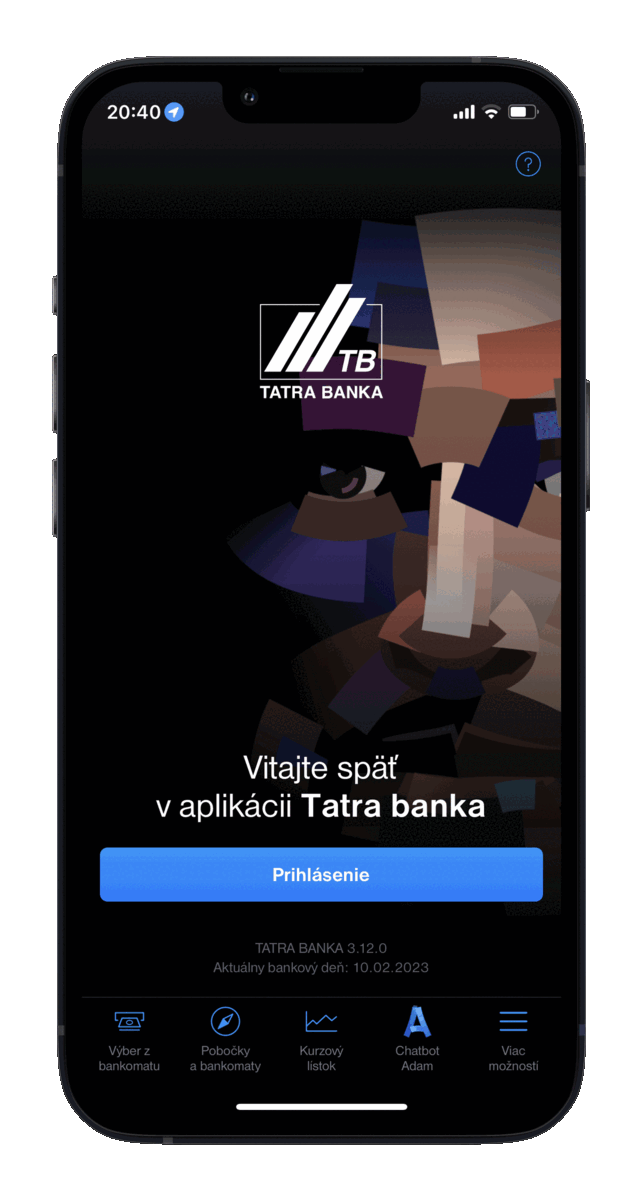 aktualizacia obcianskeho preukazu v aplikacii Tatra banka