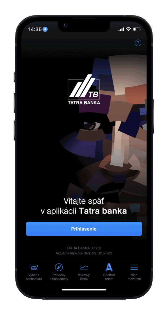Počas hovoru prejdite do aplikácie Tatra banka | Tatra banka ako si overite, ci vam vola banka