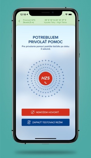 HZS aplikacia privolanie pomoci