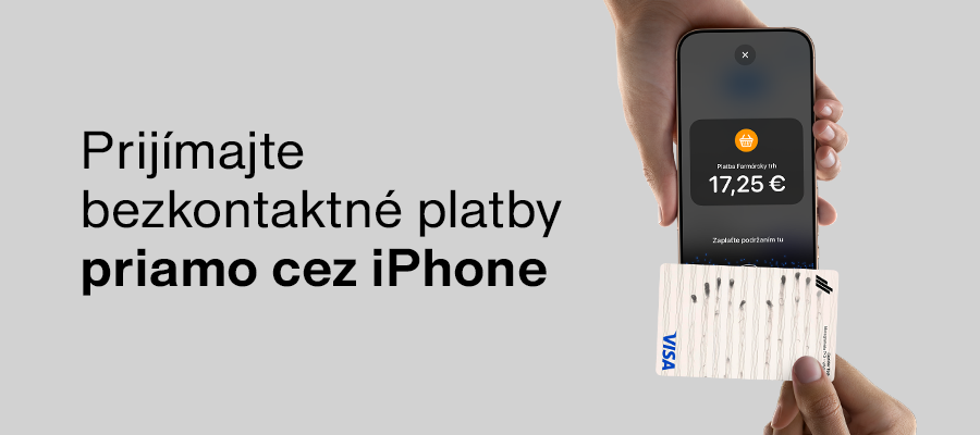 Tatra banka ponúka službu Tap to Pay na iPhone pre obchodníkov na prijímanie bezkontaktných platieb