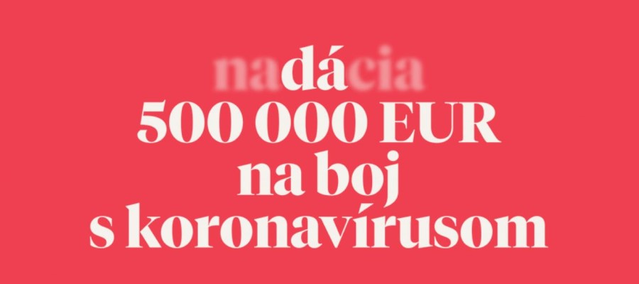 Tatra banka Foundation will donate EUR 500,000 to fight the coronavirus Tatra banka Foundation will donate EUR 500,000 to fight the coronavirus