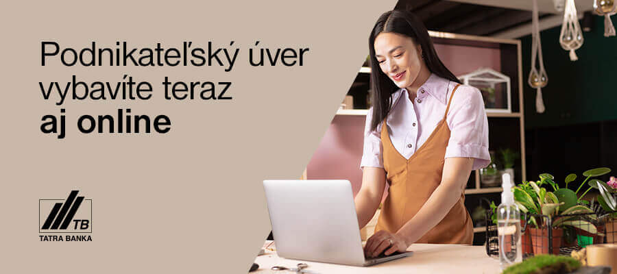Podnikateľský úver teraz vybavíte aj online Podnikateľský úver teraz vybavíte aj online