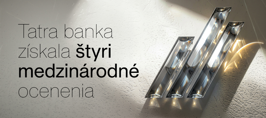 Tatra banka získala štyri medzinárodné ocenenia