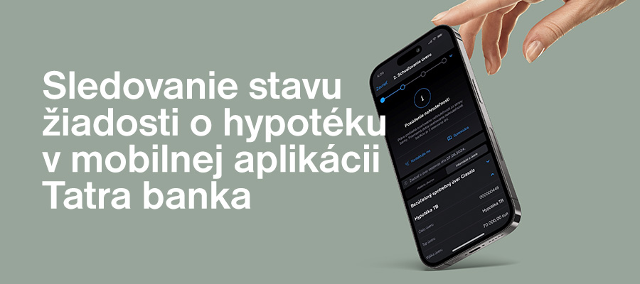 sledovanie ziadosti o hypoteku v aplikacii tatra banka