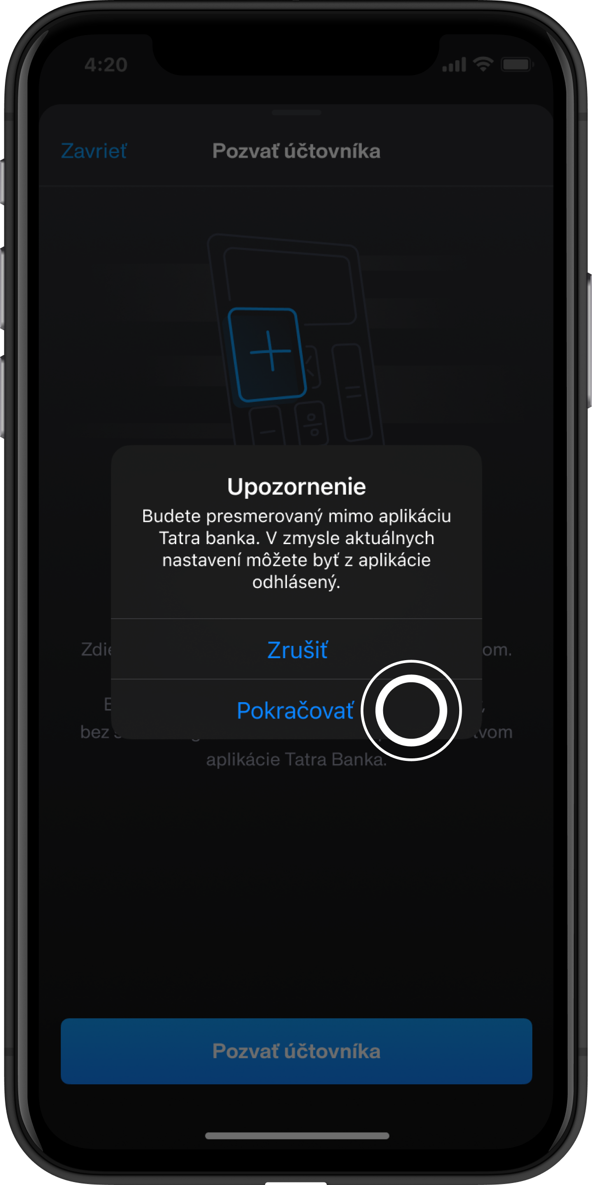 postup 4 Tatra banka