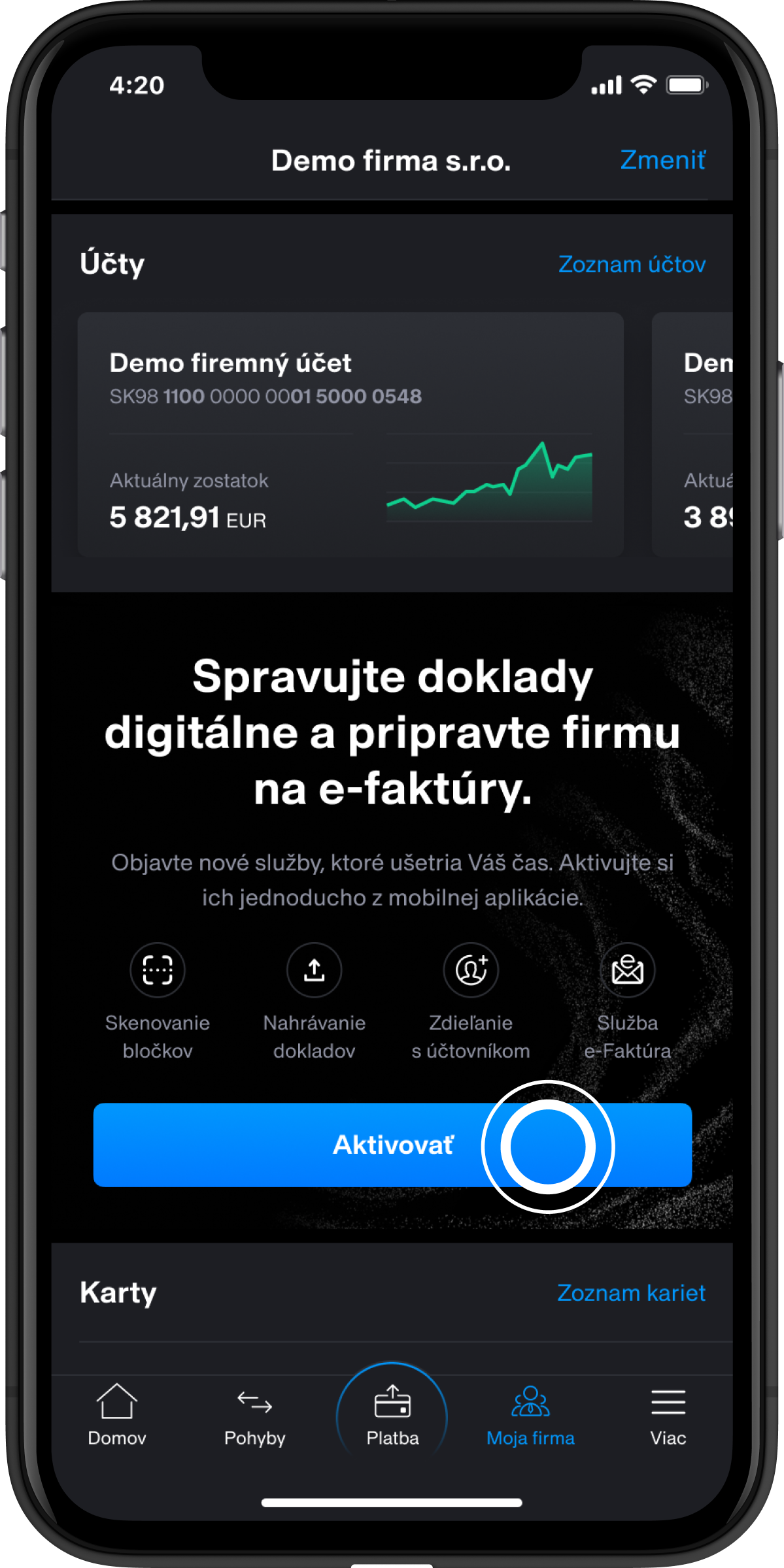 postup 1 Tatra banka