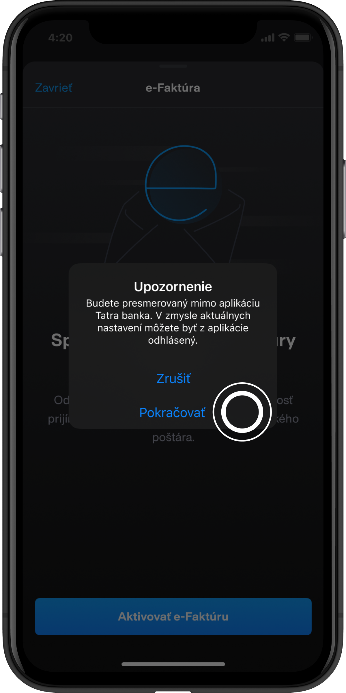 postup 3 Tatra banka