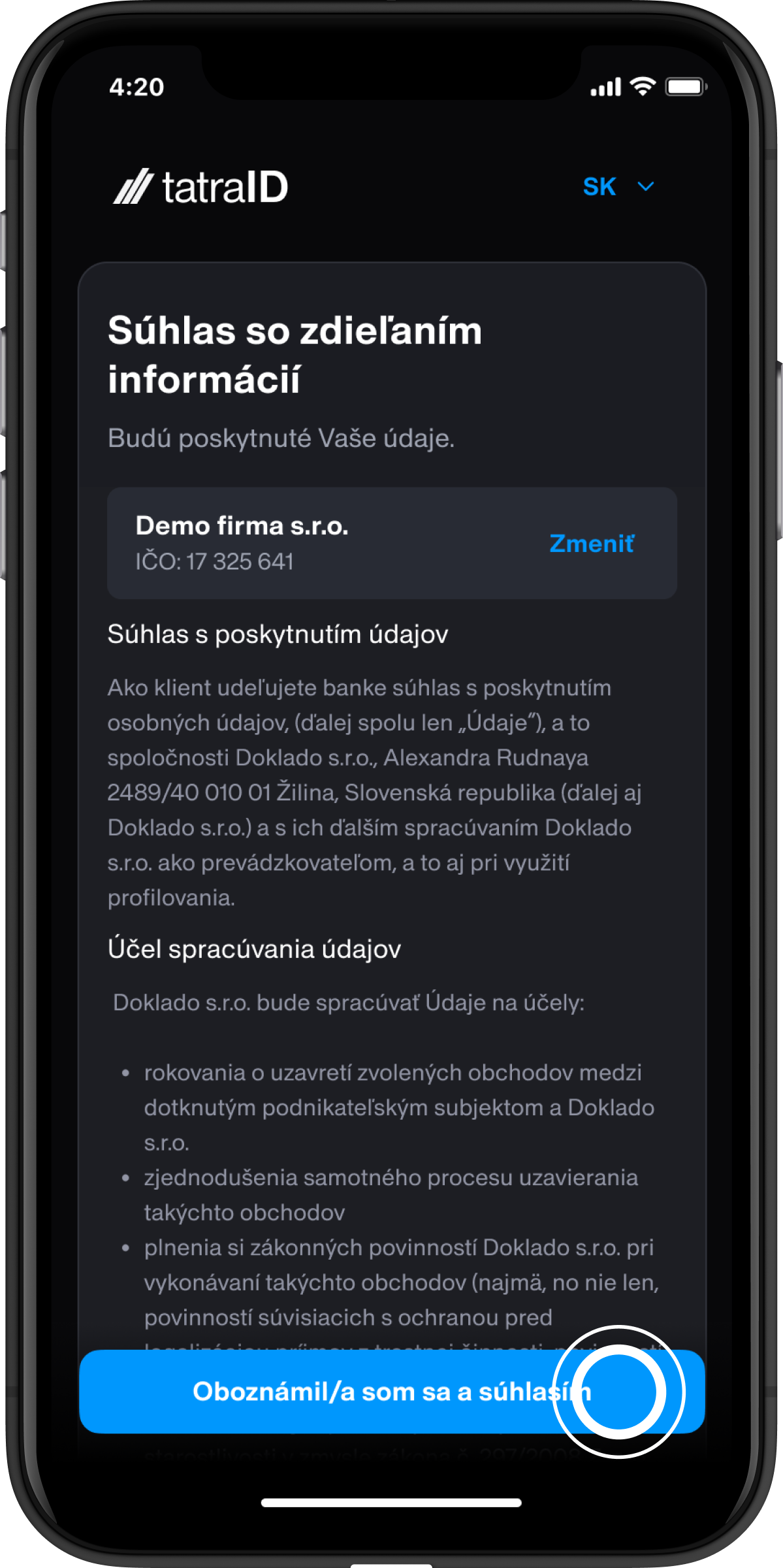postup 5 Tatra banka