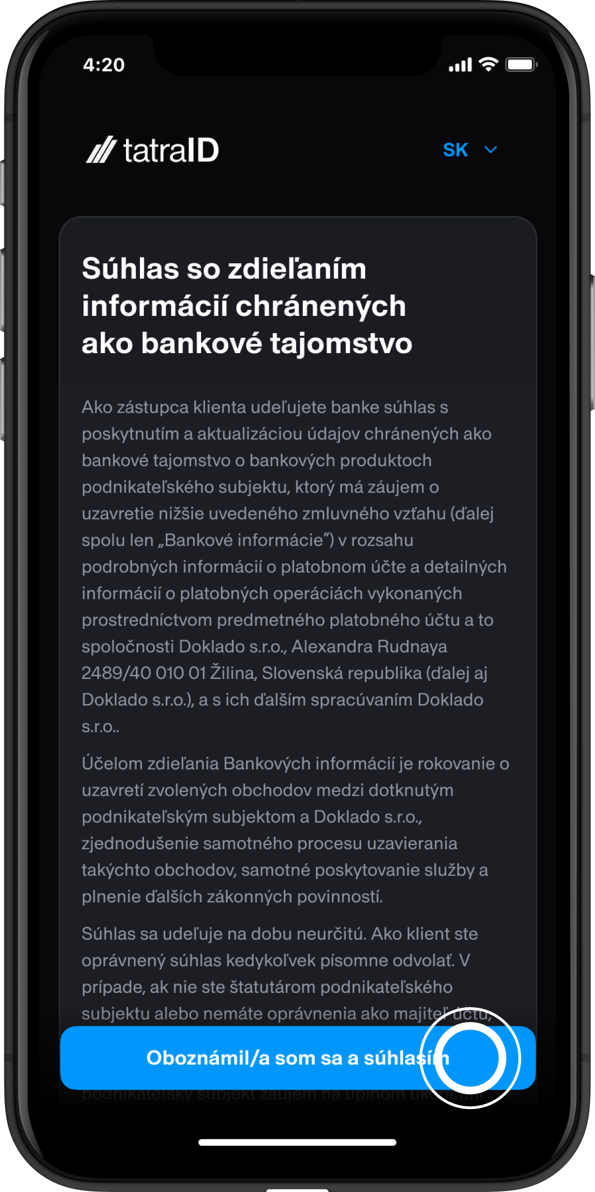 postup 6 Tatra banka
