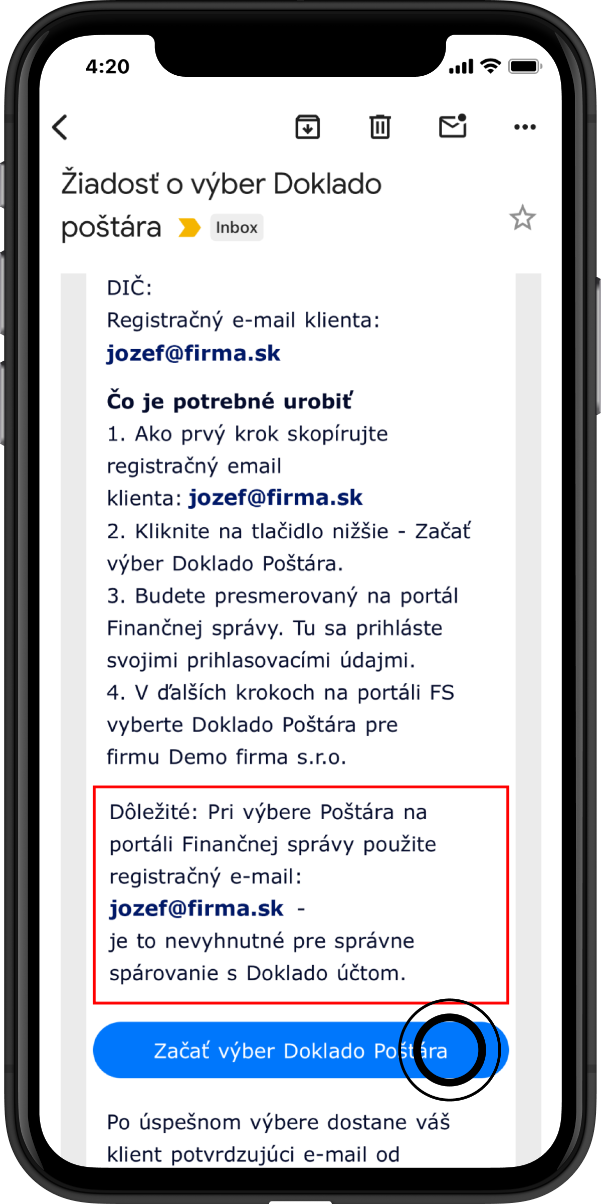 09 aktivacia sluzby | Tatra banka postup 9 Tatra banka