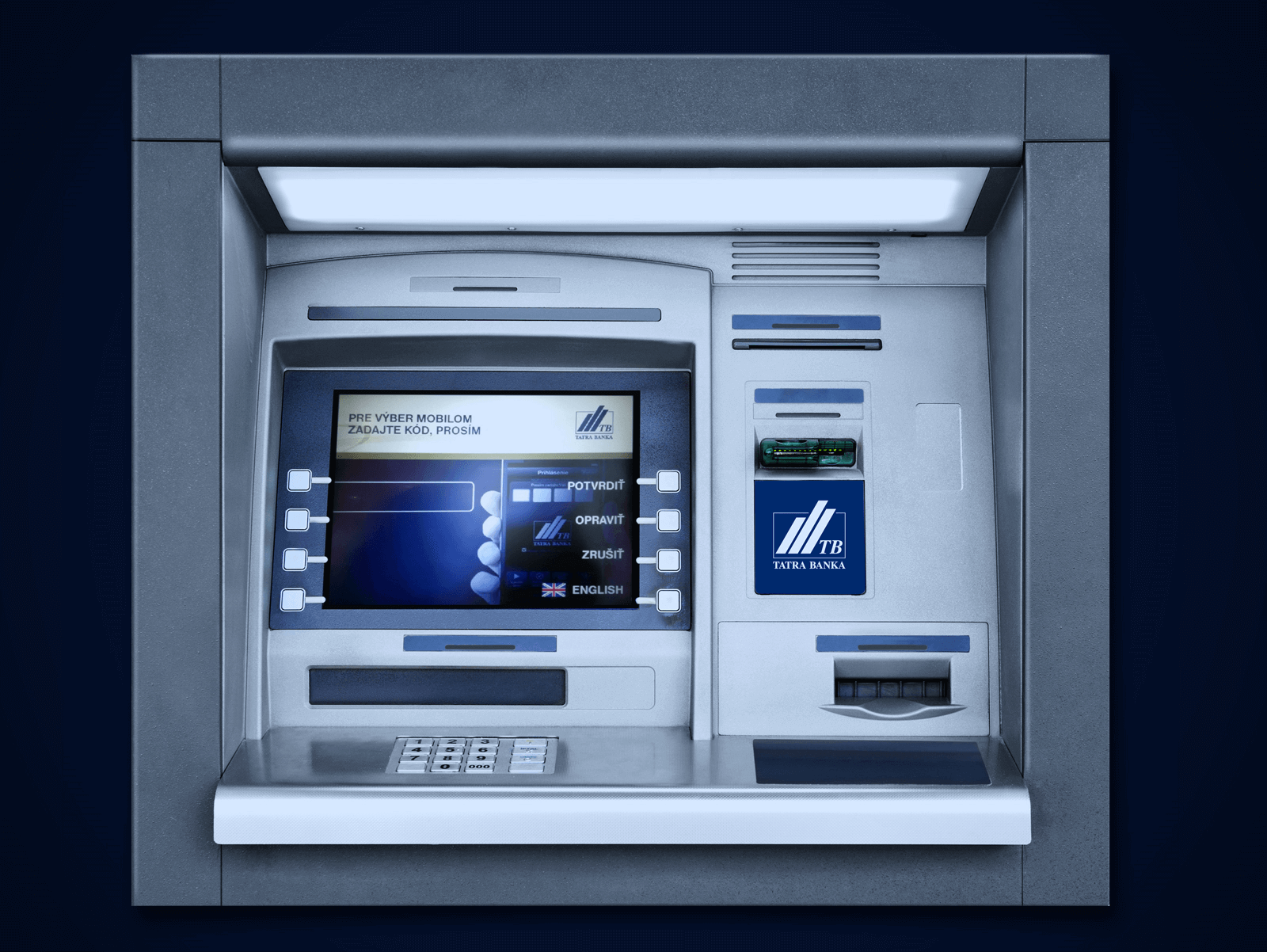 If possible, use Tatra banka ATMs