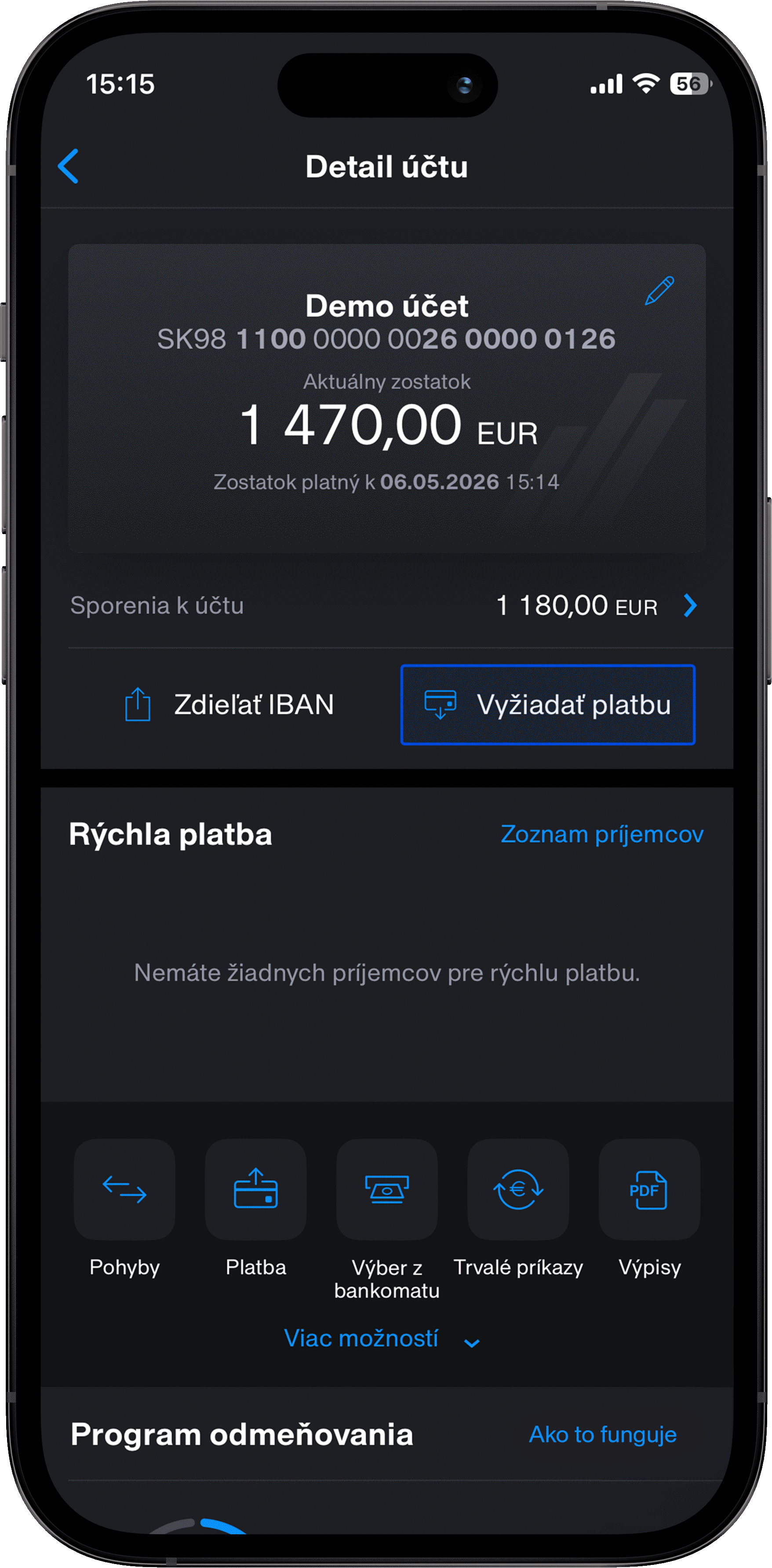 Vynimocne funkcie aplikacie