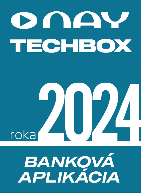 TECHBOX BANKOVÁ APLIKÁCIA roka 2024 | Tatra banka TECHBOX BANKOVÁ APLIKÁCIA roka 2024