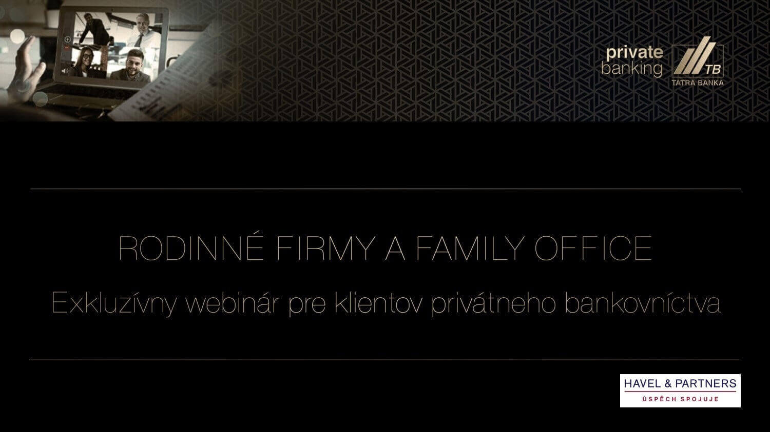 Webinár: Rodinné firmy a Family office II.