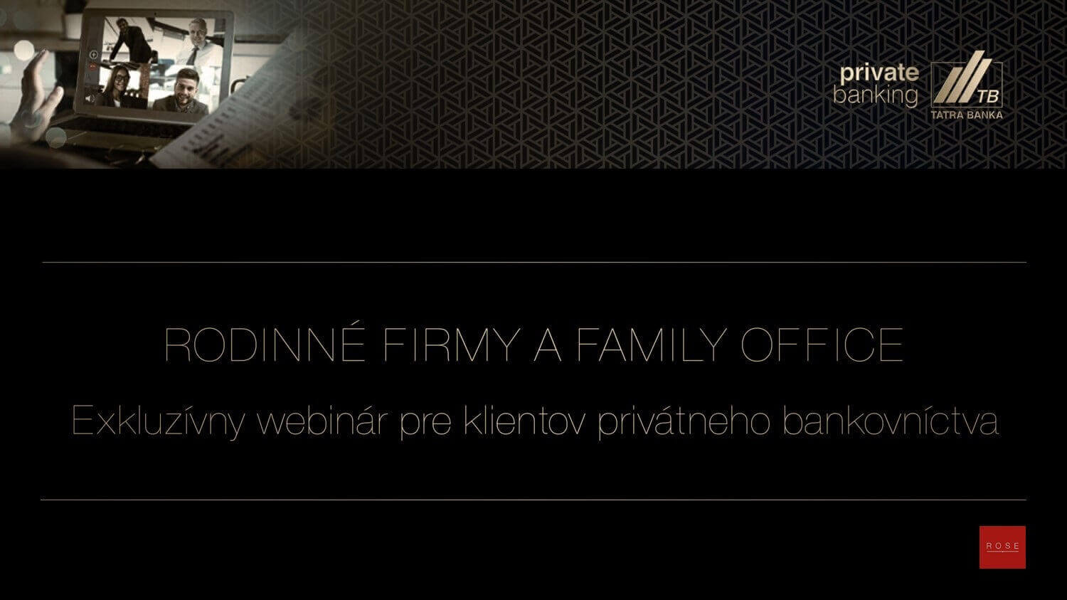 Webinár: Rodinné firmy a Family office