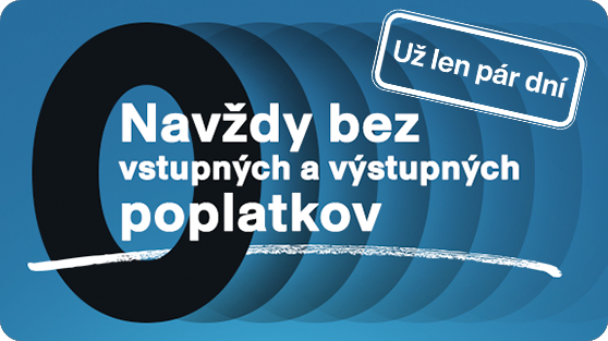 Už len pár dní - investujte bez vstupných a výstupných poplatkov | Tatra banka Už len pár dní - investujte bez vstupných a výstupných poplatkov