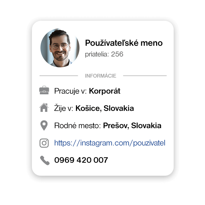 Máte na svojich profiloch zverejnené telefónne číslo a/alebo e-mail?